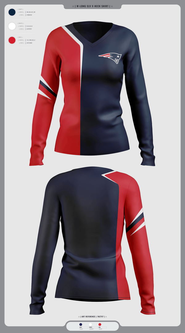 Womens Long Sleeve Vneck Shirt 1, Lake Brantley, Wrestling, Teamtime, Team time, sublimation, custom sports apparel, team uniforms, spirit wear, spiritwear, sports uniforms, custom shirts, team store, custom team store, fundraiser sports, apparel fundraiser
