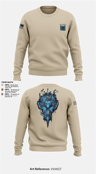 Crew Neck Sweatshirt, Death Knights, Army, Teamtime, Team time, sublimation, custom sports apparel, team uniforms, spirit wear, spiritwear, sports uniforms, custom shirts, team store, custom team store, fundraiser sports, apparel fundraiser