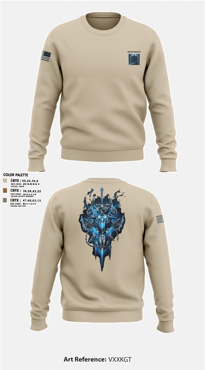 Death Knights 11109315 Crew Neck Sweatshirt - 1