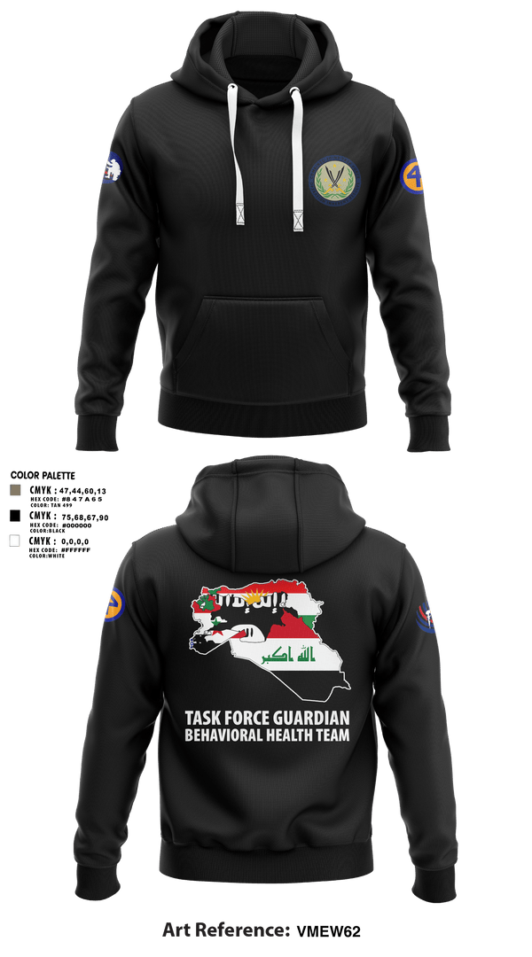 Hoodie, 44th ICBT, National Guard, Teamtime, Team time, sublimation, custom sports apparel, team uniforms, spirit wear, spiritwear, sports uniforms, custom shirts, team store, custom team store, fundraiser sports, apparel fundraiser
