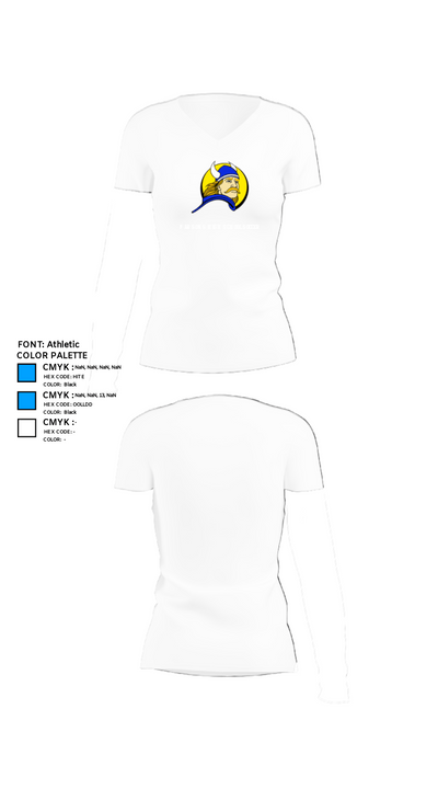 Parsons High School Soccer 84995937 Women's Short Sleeve V-neck Shirt - 18