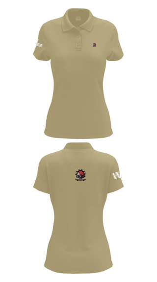Women's Short Sleeve Performance Polo, Bonecrushers, , Teamtime, Team time, sublimation, custom sports apparel, team uniforms, spirit wear, spiritwear, sports uniforms, custom shirts, team store, custom team store, fundraiser sports, apparel fundraiser