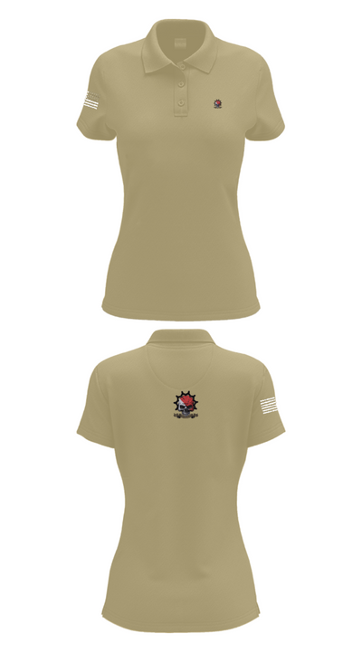 Bonecrushers 66346307 Women's Short Sleeve Performance Polo  - 95
