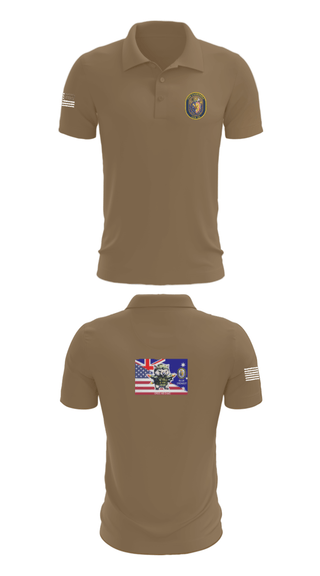 Short Sleeve Performance Polo, USS CANBERRA (LCS 30), Navy, Teamtime, Team time, sublimation, custom sports apparel, team uniforms, spirit wear, spiritwear, sports uniforms, custom shirts, team store, custom team store, fundraiser sports, apparel fundraiser