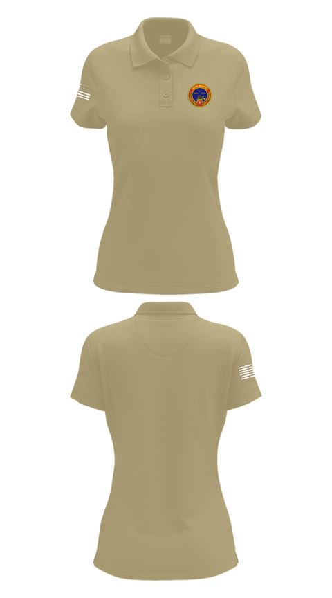 Women's Short Sleeve Performance Polo, Fort meade, Marines, Teamtime, Team time, sublimation, custom sports apparel, team uniforms, spirit wear, spiritwear, sports uniforms, custom shirts, team store, custom team store, fundraiser sports, apparel fundraiser