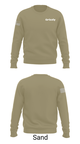 Crew Neck Sweatshirt, Grizzly, , Teamtime, Team time, sublimation, custom sports apparel, team uniforms, spirit wear, spiritwear, sports uniforms, custom shirts, team store, custom team store, fundraiser sports, apparel fundraiser