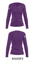 Robinson Middle School Track 2312219 Women's Long Sleeve V-neck Shirt - 20