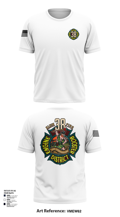 Klein Fire 38 11019570 Short Sleeve Performance Shirt - 156