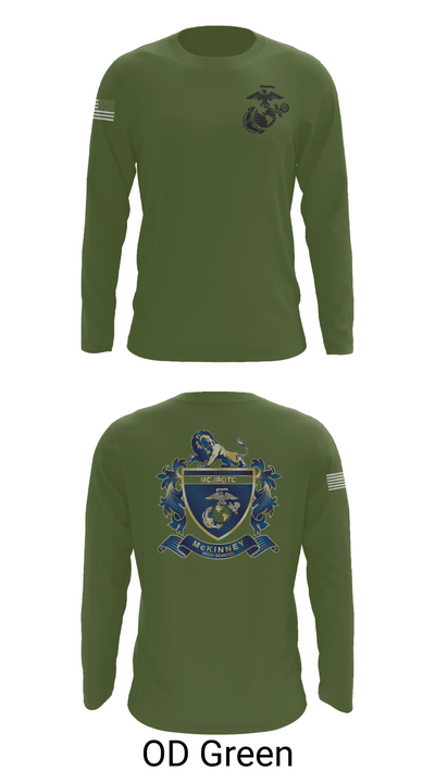 MHS MCJROTC 59562890 Long Sleeve Performance Shirt - 46