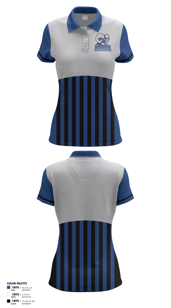 Womens Short Sleeve Performance Polo, Port Chester High School Bowling, Bowling, Teamtime, Team time, sublimation, custom sports apparel, team uniforms, spirit wear, spiritwear, sports uniforms, custom shirts, team store, custom team store, fundraiser sports, apparel fundraiser
