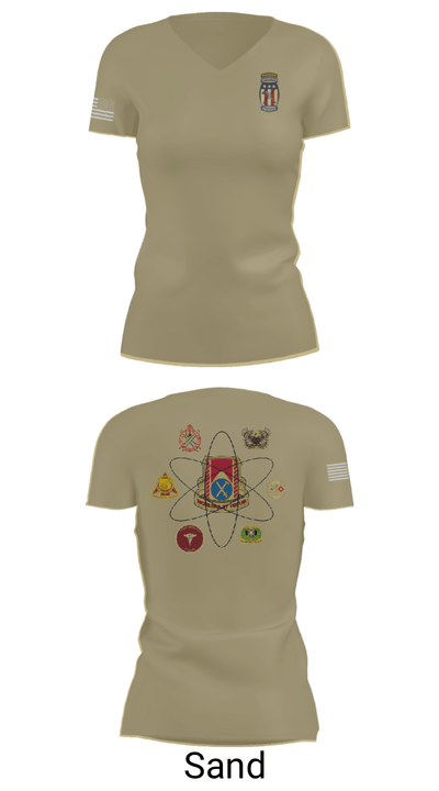 SPO Nation 55364584 Women's Short Sleeve V-neck Shirt - 88