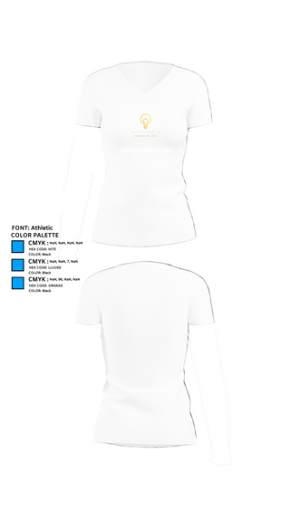 Womens Short Sleeve Vneck Shirt, Fermin Electrical Solutions, , Teamtime, Team time, sublimation, custom sports apparel, team uniforms, spirit wear, spiritwear, sports uniforms, custom shirts, team store, custom team store, fundraiser sports, apparel fundraiser