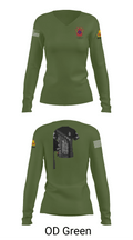 121 transportation 53489531 Women's Long Sleeve V-neck Shirt - 53