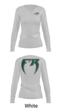 Fossil Ridge High School Baseball 9385458 Women's Long Sleeve V-neck Shirt - 6