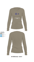 St Charles North High School Bowling 17522503 Women's Long Sleeve V-neck Shirt - 28