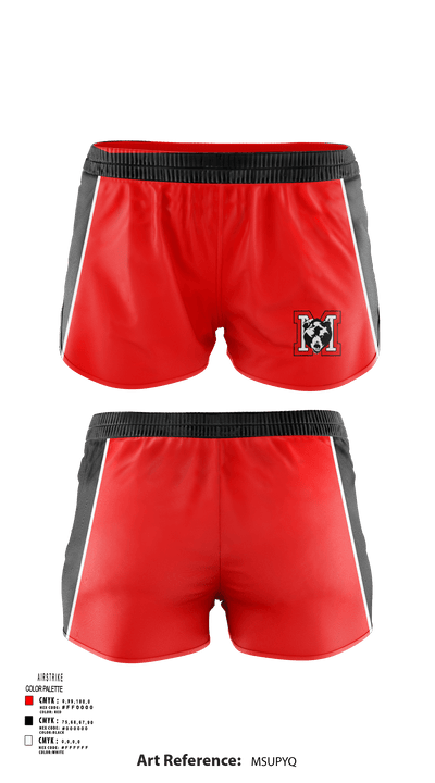 Moscow High School Cheer 68930214 Women's Shorts - 114
