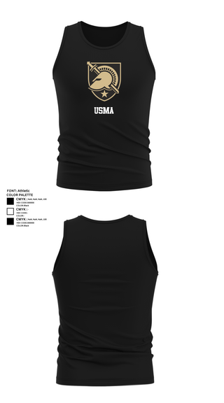 Tank Top, USMA, Army, Teamtime, Team time, sublimation, custom sports apparel, team uniforms, spirit wear, spiritwear, sports uniforms, custom shirts, team store, custom team store, fundraiser sports, apparel fundraiser