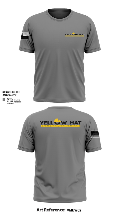 Yellow hat construction Inc 14222194 Short Sleeve Performance Shirt - 1