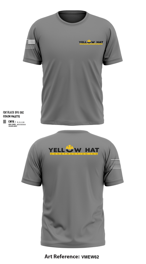 Short Sleeve Performance Shirt, Yellow hat construction Inc, , Teamtime, Team time, sublimation, custom sports apparel, team uniforms, spirit wear, spiritwear, sports uniforms, custom shirts, team store, custom team store, fundraiser sports, apparel fundraiser