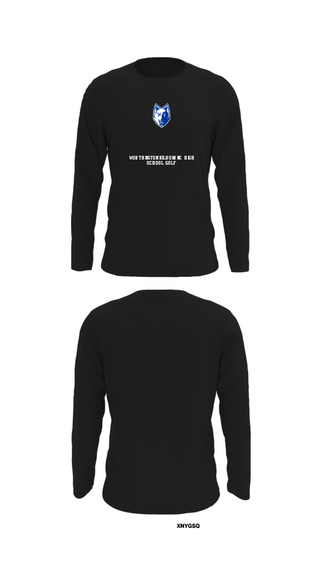 Long Sleeve Performance Shirt, Worthington Kilbourne High School Golf, Golf, Teamtime, Team time, sublimation, custom sports apparel, team uniforms, spirit wear, spiritwear, sports uniforms, custom shirts, team store, custom team store, fundraiser sports, apparel fundraiser