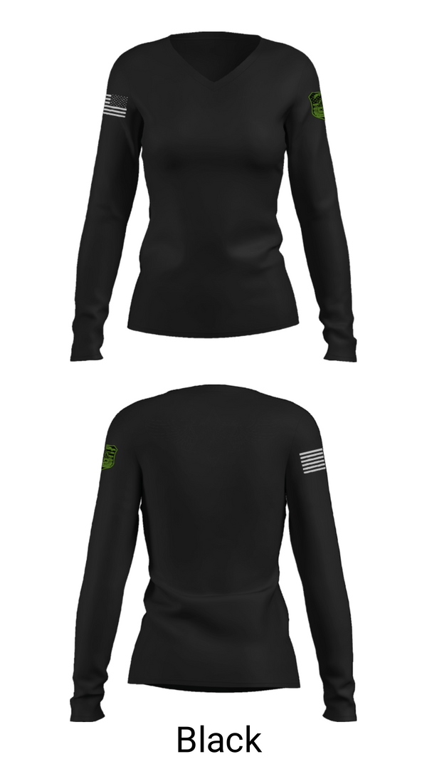 Womens Long Sleeve Vneck Shirt, Air Support, , Teamtime, Team time, sublimation, custom sports apparel, team uniforms, spirit wear, spiritwear, sports uniforms, custom shirts, team store, custom team store, fundraiser sports, apparel fundraiser