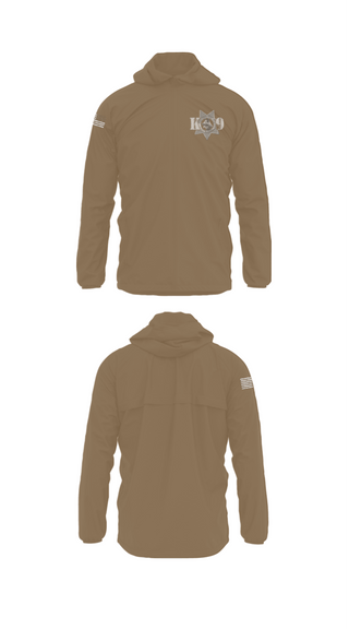 Windbreaker, Fresno Police Department K9 Unit, Police, Teamtime, Team time, sublimation, custom sports apparel, team uniforms, spirit wear, spiritwear, sports uniforms, custom shirts, team store, custom team store, fundraiser sports, apparel fundraiser