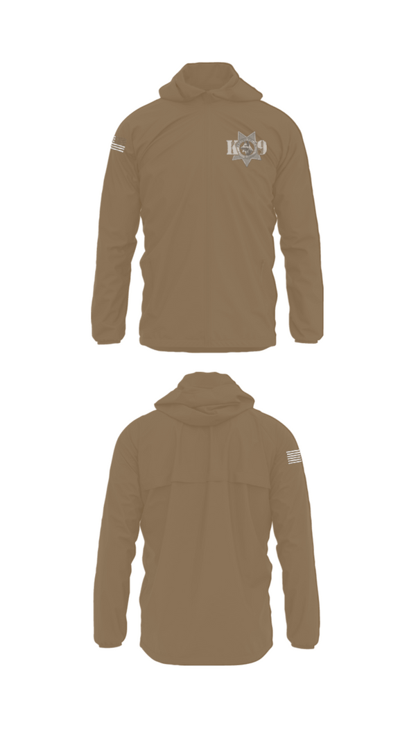 Windbreaker, Fresno Police Department K9 Unit, Police, Teamtime, Team time, sublimation, custom sports apparel, team uniforms, spirit wear, spiritwear, sports uniforms, custom shirts, team store, custom team store, fundraiser sports, apparel fundraiser