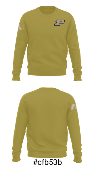 Crew Neck Sweatshirt, Purdue University Baseball, Baseball, Teamtime, Team time, sublimation, custom sports apparel, team uniforms, spirit wear, spiritwear, sports uniforms, custom shirts, team store, custom team store, fundraiser sports, apparel fundraiser