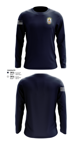 Long Sleeve Performance Shirt, Uss Gonzalez, Navy, Teamtime, Team time, sublimation, custom sports apparel, team uniforms, spirit wear, spiritwear, sports uniforms, custom shirts, team store, custom team store, fundraiser sports, apparel fundraiser