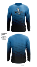 Lake Region High School Cross Country 61427028 Long Sleeve Performance Shirt - 1