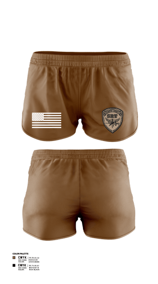 Women's Shorts, Apache company, 4-6 IN, Army, Teamtime, Team time, sublimation, custom sports apparel, team uniforms, spirit wear, spiritwear, sports uniforms, custom shirts, team store, custom team store, fundraiser sports, apparel fundraiser