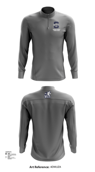 Quarter Zip Jacket, Shawnee Middle School Cheer, Cheer, Teamtime, Team time, sublimation, custom sports apparel, team uniforms, spirit wear, spiritwear, sports uniforms, custom shirts, team store, custom team store, fundraiser sports, apparel fundraiser