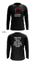Columbiana High School Basketball 83089115 Long Sleeve Performance Shirt - 42