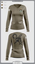 75th Ranger regiment 1725883 Women's Long Sleeve V-neck Shirt - 1