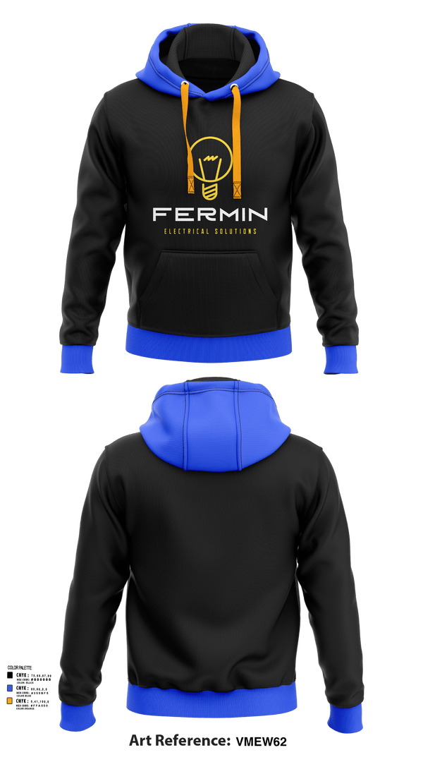 Hoodie, Fermin Electrical Solutions, , Teamtime, Team time, sublimation, custom sports apparel, team uniforms, spirit wear, spiritwear, sports uniforms, custom shirts, team store, custom team store, fundraiser sports, apparel fundraiser