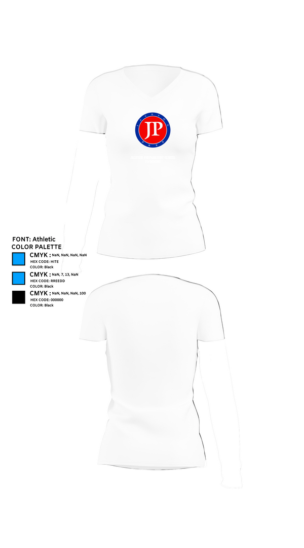 Womens Short Sleeve Vneck Shirt, Jackson Preparatory School Swimming, Swimming, Teamtime, Team time, sublimation, custom sports apparel, team uniforms, spirit wear, spiritwear, sports uniforms, custom shirts, team store, custom team store, fundraiser sports, apparel fundraiser