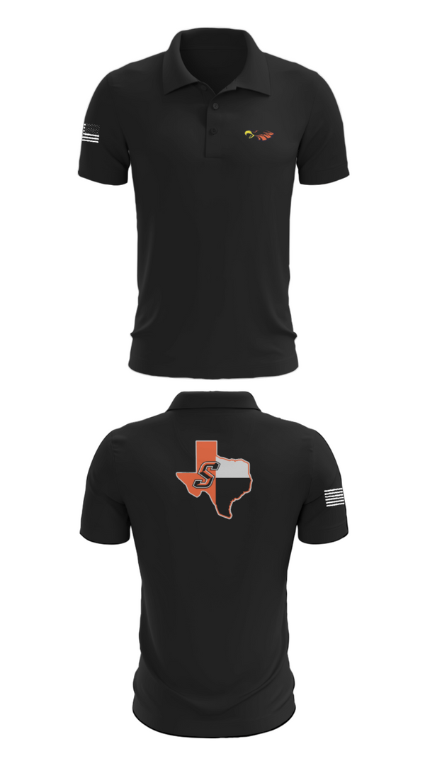 Short Sleeve Performance Polo, Sanderson High School Football, Football, Teamtime, Team time, sublimation, custom sports apparel, team uniforms, spirit wear, spiritwear, sports uniforms, custom shirts, team store, custom team store, fundraiser sports, apparel fundraiser