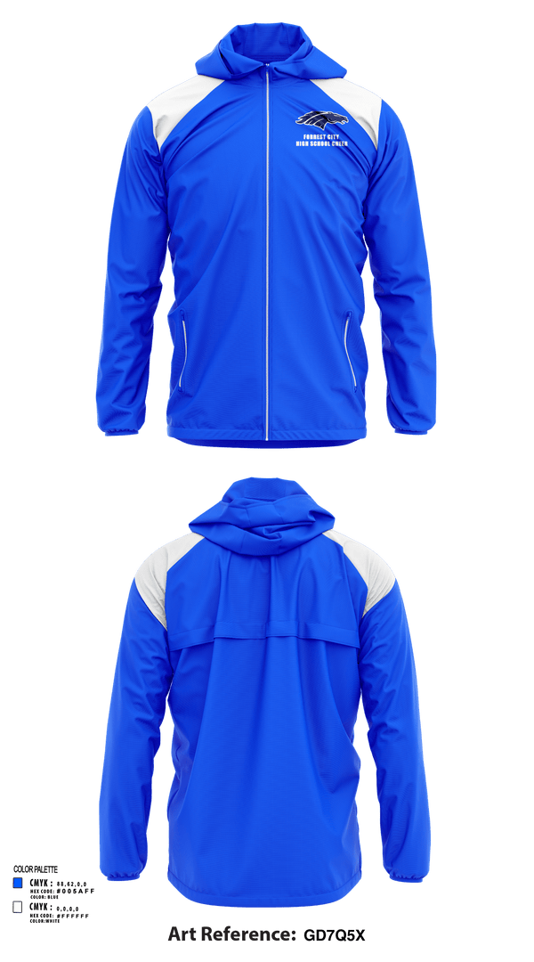 Windbreaker, Forrest City High School Cheer, Cheer, Teamtime, Team time, sublimation, custom sports apparel, team uniforms, spirit wear, spiritwear, sports uniforms, custom shirts, team store, custom team store, fundraiser sports, apparel fundraiser