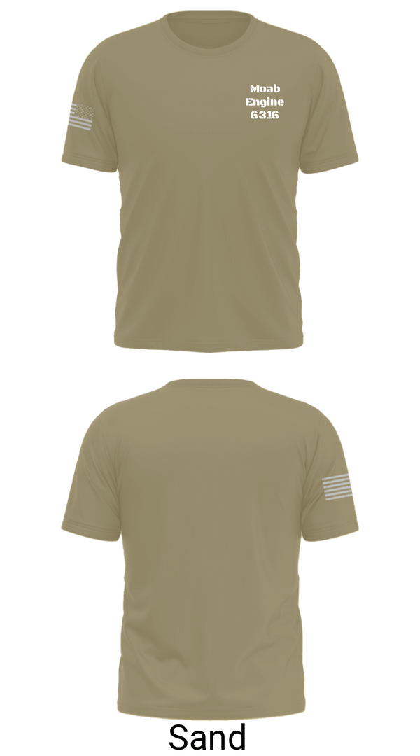 Old School Cotton Feel Shirt, Moab Engine 6316, Fire Department, Teamtime, Team time, sublimation, custom sports apparel, team uniforms, spirit wear, spiritwear, sports uniforms, custom shirts, team store, custom team store, fundraiser sports, apparel fundraiser