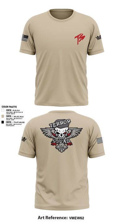 Terro Squad 89875983 Short Sleeve Performance Shirt - 1