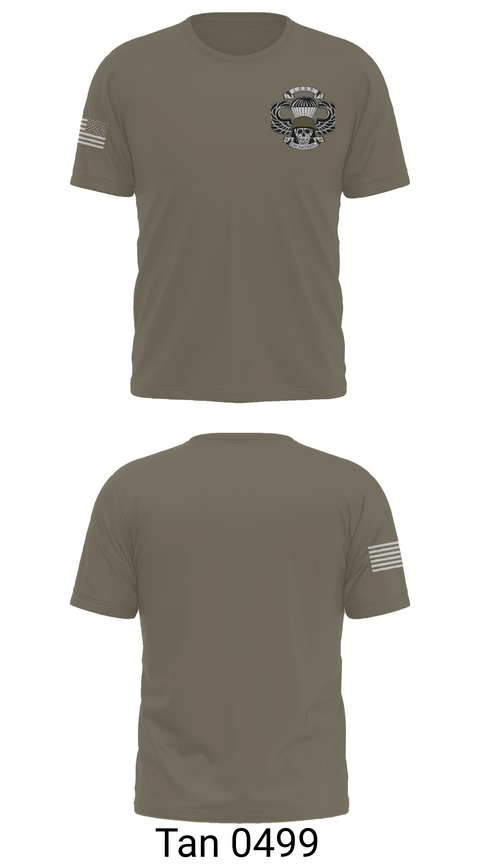 Short Sleeve Performance Shirt, Echo company 2nd battalion 258th infantry regiment, Army, Teamtime, Team time, sublimation, custom sports apparel, team uniforms, spirit wear, spiritwear, sports uniforms, custom shirts, team store, custom team store, fundraiser sports, apparel fundraiser
