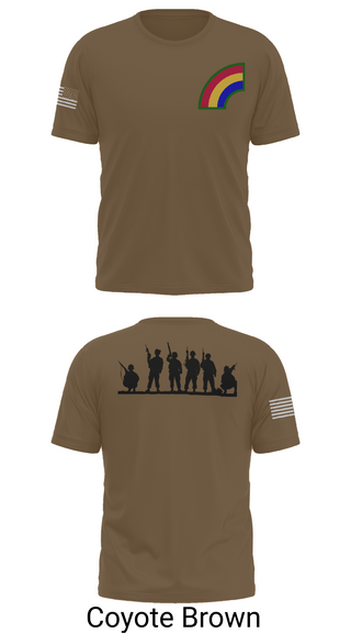 Old School Cotton Feel Shirt, 42ND Infantry Division, Army, Teamtime, Team time, sublimation, custom sports apparel, team uniforms, spirit wear, spiritwear, sports uniforms, custom shirts, team store, custom team store, fundraiser sports, apparel fundraiser