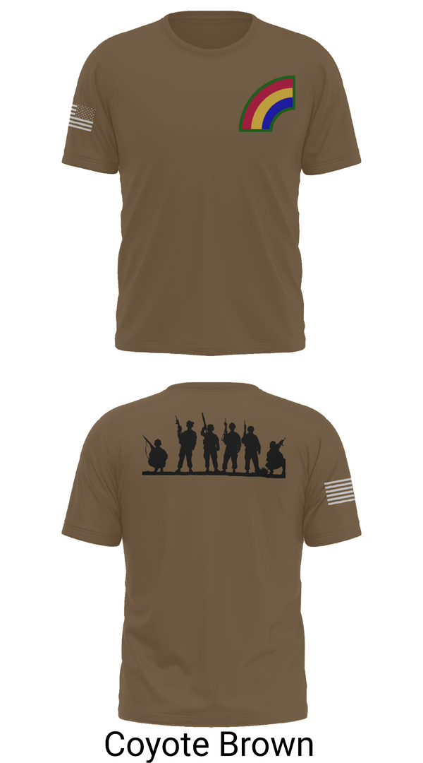 Old School Cotton Feel Shirt, 42ND Infantry Division, Army, Teamtime, Team time, sublimation, custom sports apparel, team uniforms, spirit wear, spiritwear, sports uniforms, custom shirts, team store, custom team store, fundraiser sports, apparel fundraiser