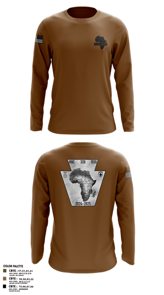 Long Sleeve Performance Shirt, HHC 328th BSB, National Guard, Teamtime, Team time, sublimation, custom sports apparel, team uniforms, spirit wear, spiritwear, sports uniforms, custom shirts, team store, custom team store, fundraiser sports, apparel fundraiser