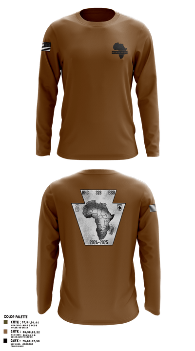 HHC 328th BSB 25119832 Long Sleeve Performance Shirt - 2