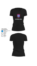 911 Driving School 70833524 Women's Short Sleeve V-neck Shirt - 37