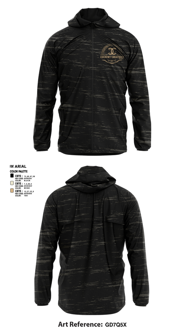 Windbreaker, Country Creations by Bob, , Teamtime, Team time, sublimation, custom sports apparel, team uniforms, spirit wear, spiritwear, sports uniforms, custom shirts, team store, custom team store, fundraiser sports, apparel fundraiser