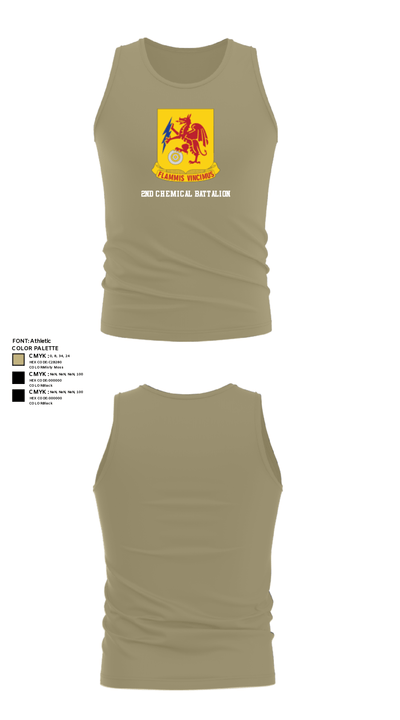 2nd Chemical Battalion 67999442 Tank Top - 99