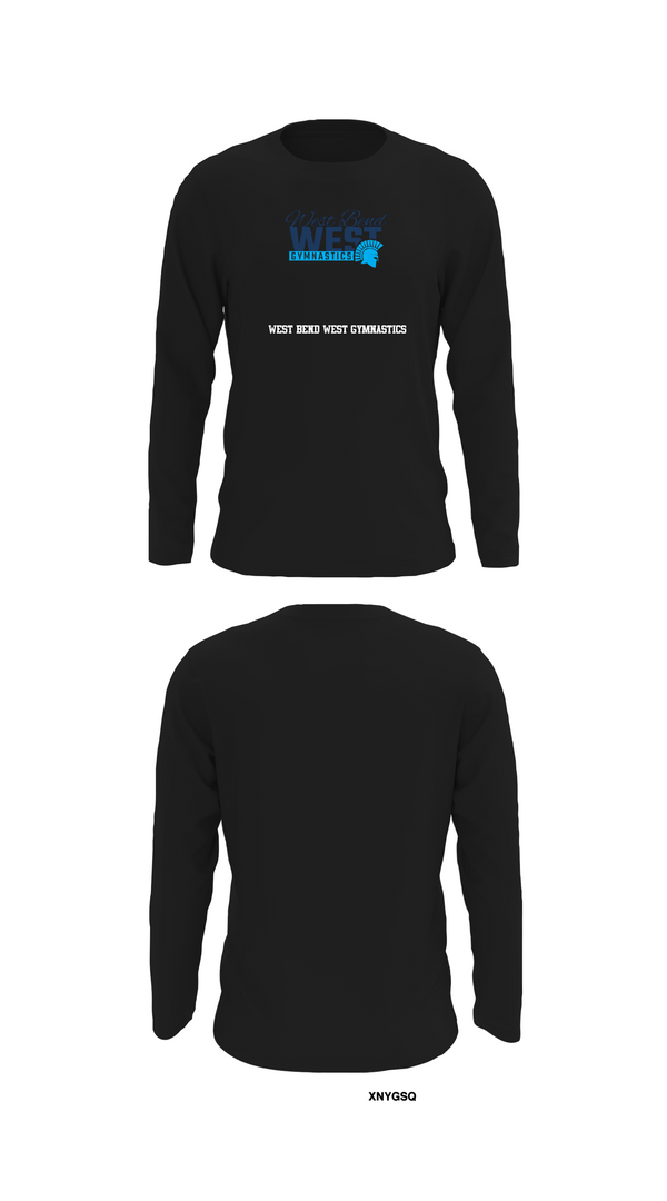 Long Sleeve Performance Shirt, West Bend West Gymnastics, Spirit Store, Teamtime, Team time, sublimation, custom sports apparel, team uniforms, spirit wear, spiritwear, sports uniforms, custom shirts, team store, custom team store, fundraiser sports, apparel fundraiser
