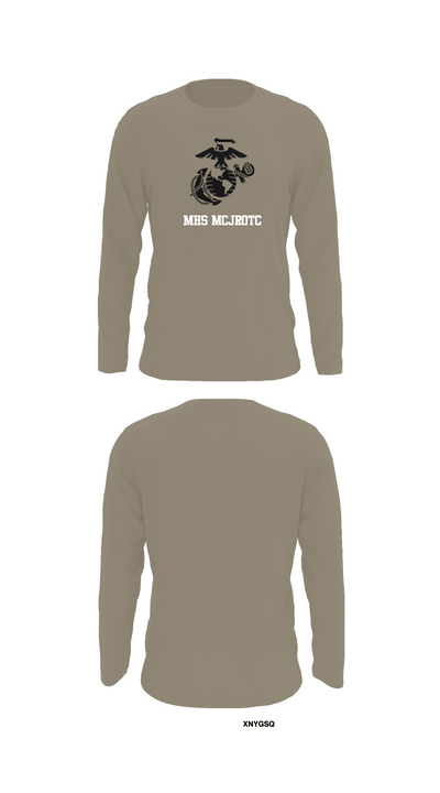MHS MCJROTC 59562890 Long Sleeve Performance Shirt - 72